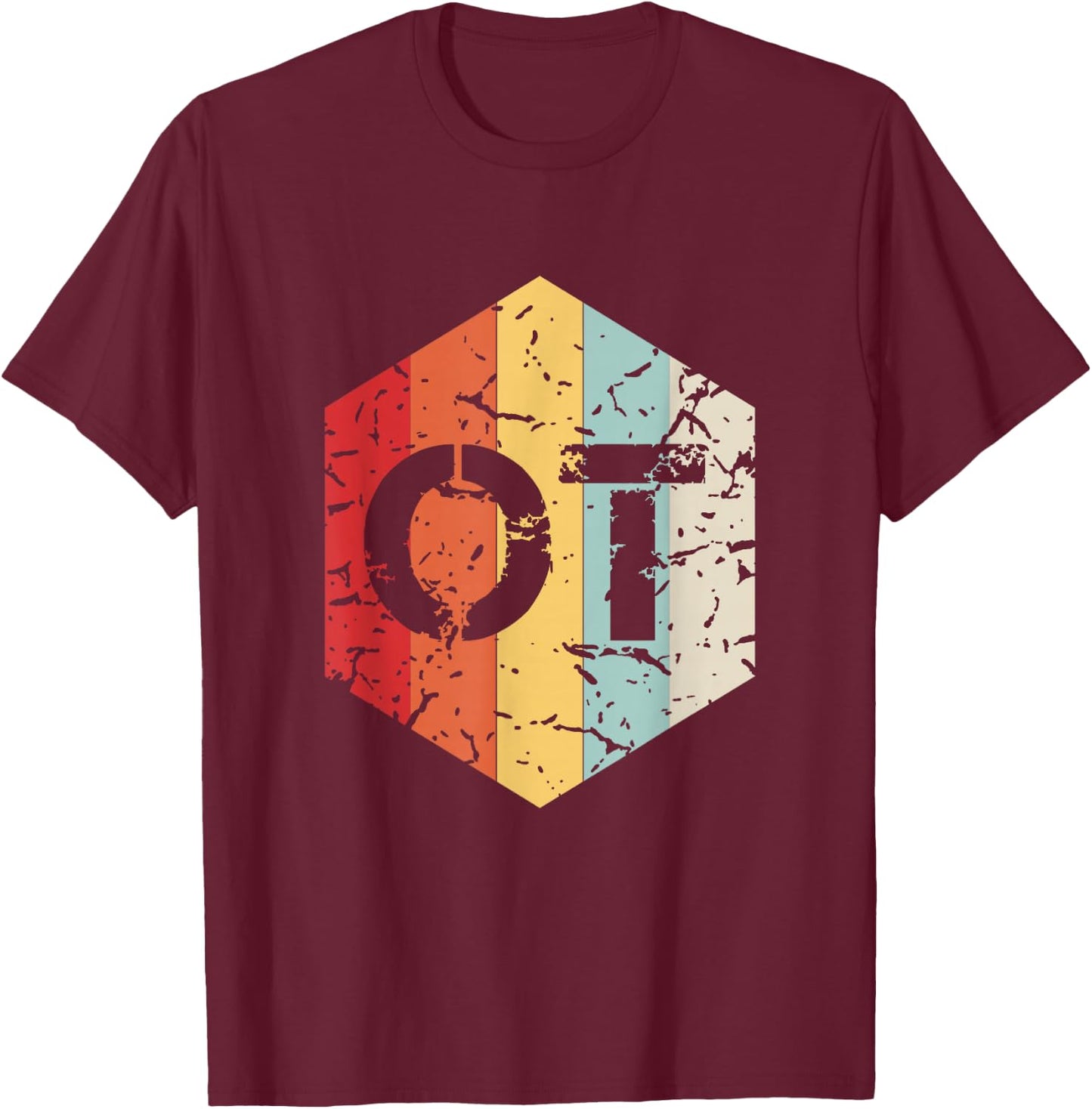 Retro OT Occupational Therapy Gift Therapist Month T-Shirt - T-Shirt | Maroon