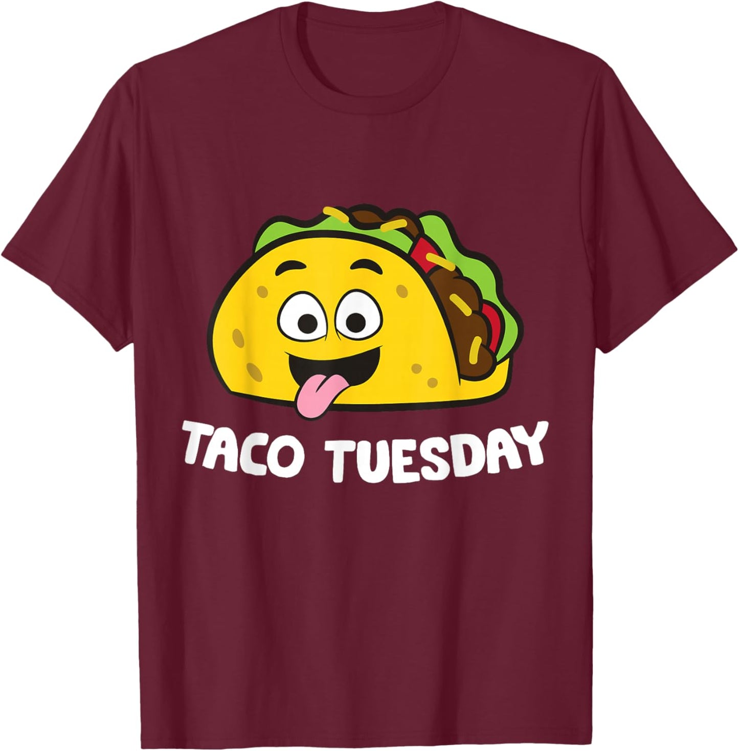 Taco Tuesday T-Shirt - T-Shirt | Maroon