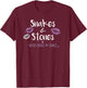 Snakes Stones Never Broke Bones Music Lover Swift T-Shirt - T-Shirt | Maroon