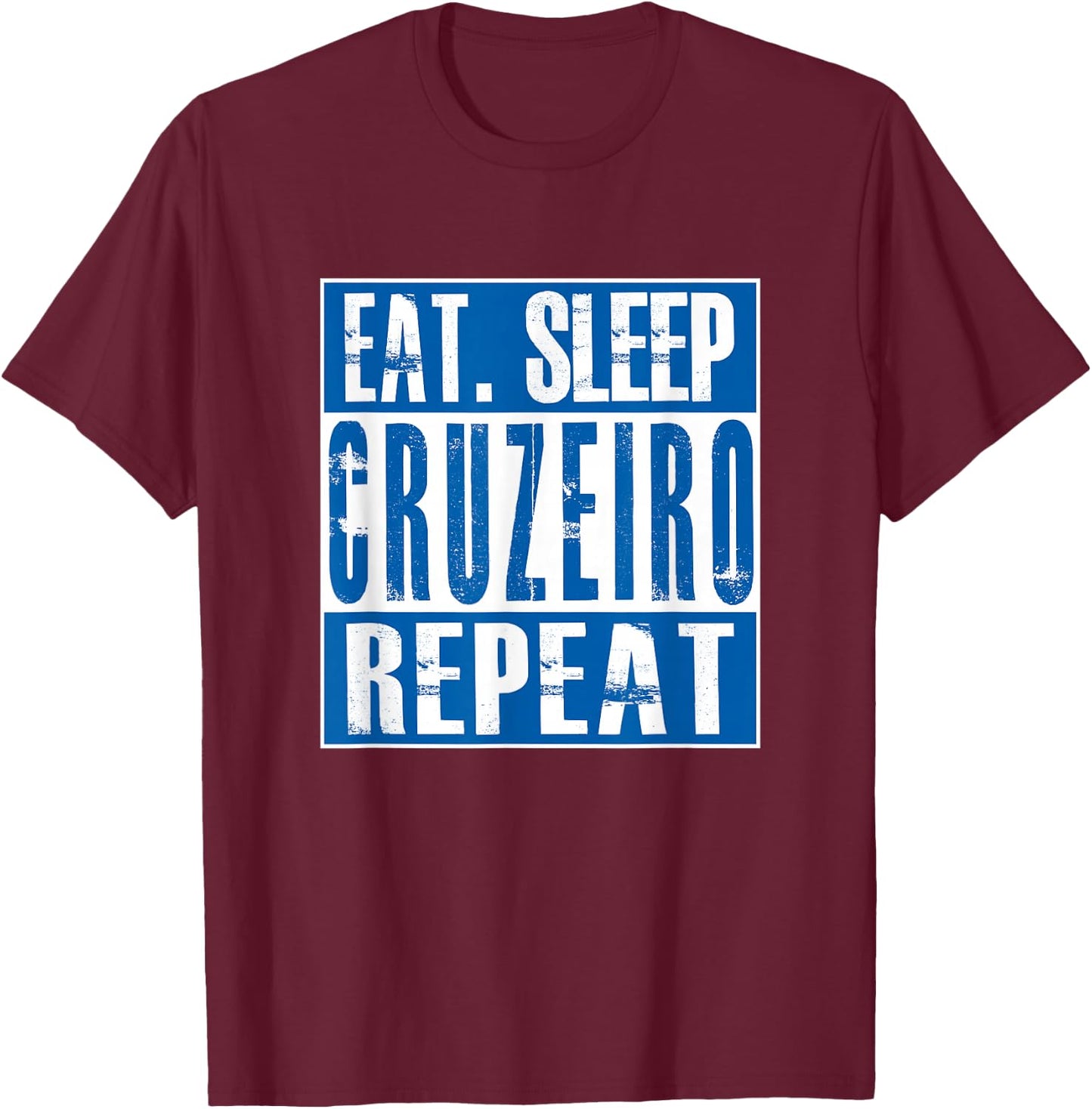 Cruzeiro Soccer - Camisa Cruzeiro - Black Kids - Soccer Team - Short Sleeve - Classic Fit - - Small T-Shirt - T-Shirt | Maroon