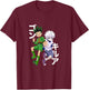 Hunter X Hunter Gon and Killua T-Shirt - T-Shirt | Maroon
