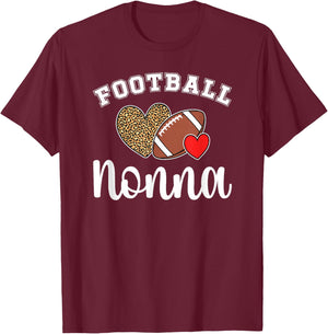 Football Nonna Grandma Nonna Of A Football Player Nonna T-Shirt - T-Shirt | Maroon