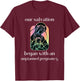 Unplanned Pregnancy Jesus & Mary Pro-Life Faith T-Shirt - T-Shirt | Maroon