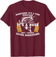 Sometimes it's a fish catch a buzz funny fishing drinking T-Shirt - T-Shirt | Maroon