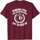 Drinking Pool and Shooting beer Funny Billiards gift present T-Shirt - T-Shirt | Maroon