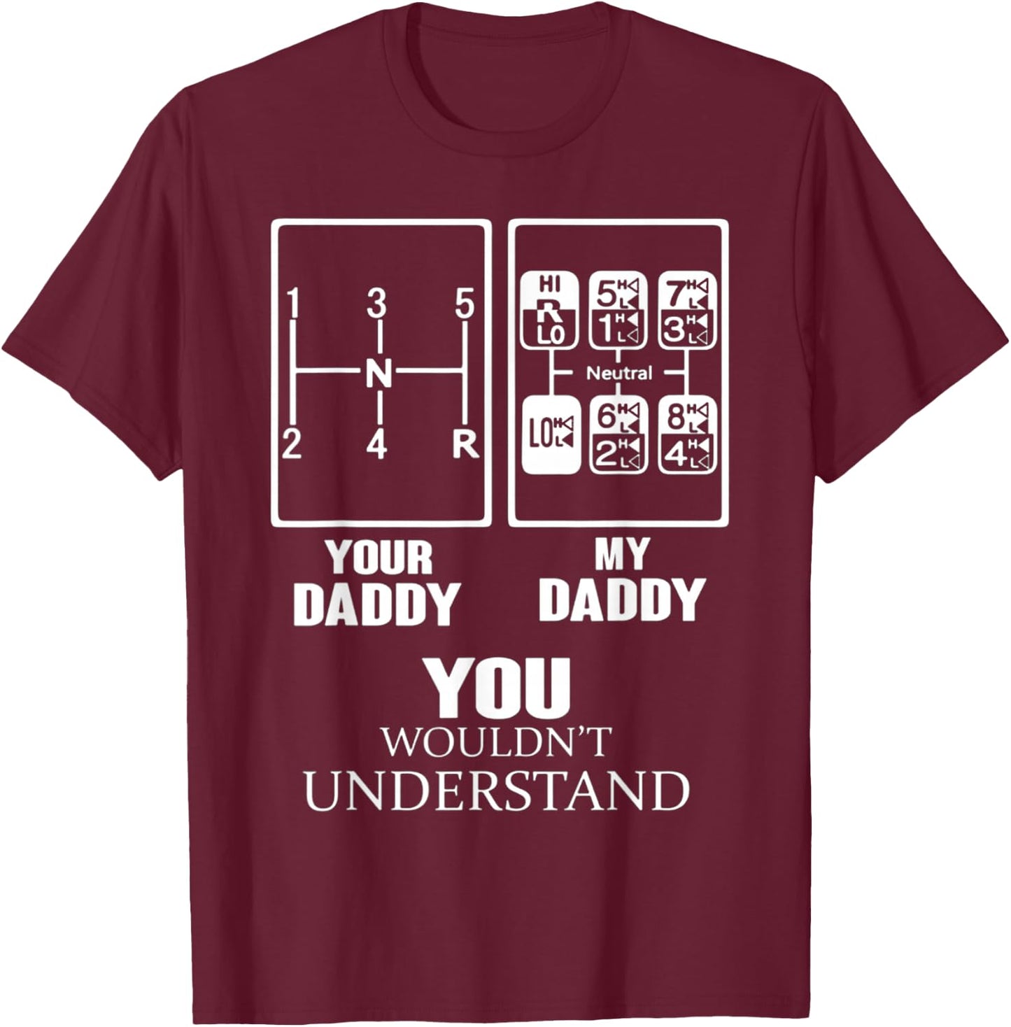 YOUR DADDY - MY DADDY you wouldn't understand T-Shirt - T-Shirt | Maroon