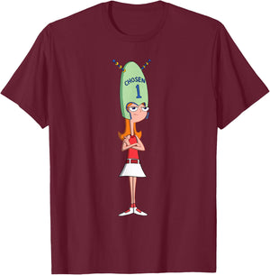 Phineas and Ferb Candace Against the Universe Chosen 1 T-Shirt - T-Shirt | Maroon
