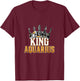 Happy Birthday Aquarius King Happy Birthday Black King T-Shirt - T-Shirt | Maroon