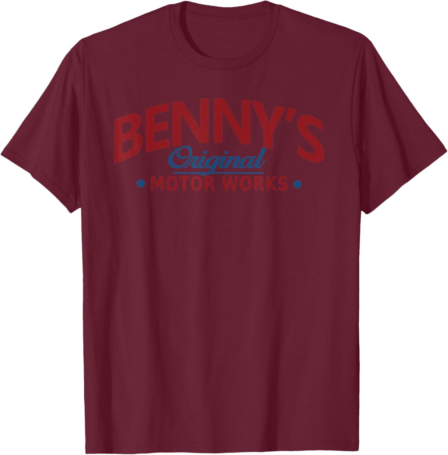 Benny's Motor Works Original T-Shirt - T-Shirt | Maroon
