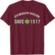 4th Infantry Division Patch Since 1917 T Shirt T-Shirt - T-Shirt | Maroon