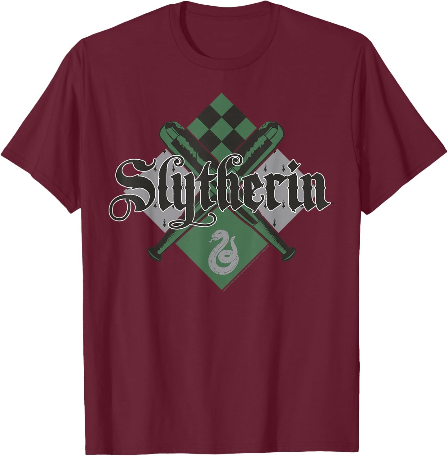 Harry Potter Slytherin Quidditch T-Shirt - T-Shirt | Maroon