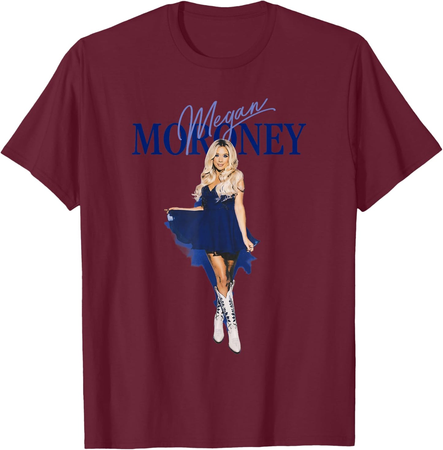 Megan Moroney Am I Okay Dress T-Shirt - T-Shirt | Maroon