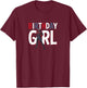 Marvel Spider-Man Miles Morales Birthday Girl Logo T-Shirt - T-Shirt | Maroon
