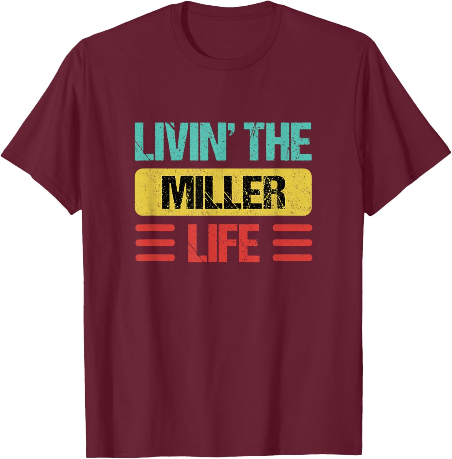 Miller T-Shirt - T-Shirt | Maroon