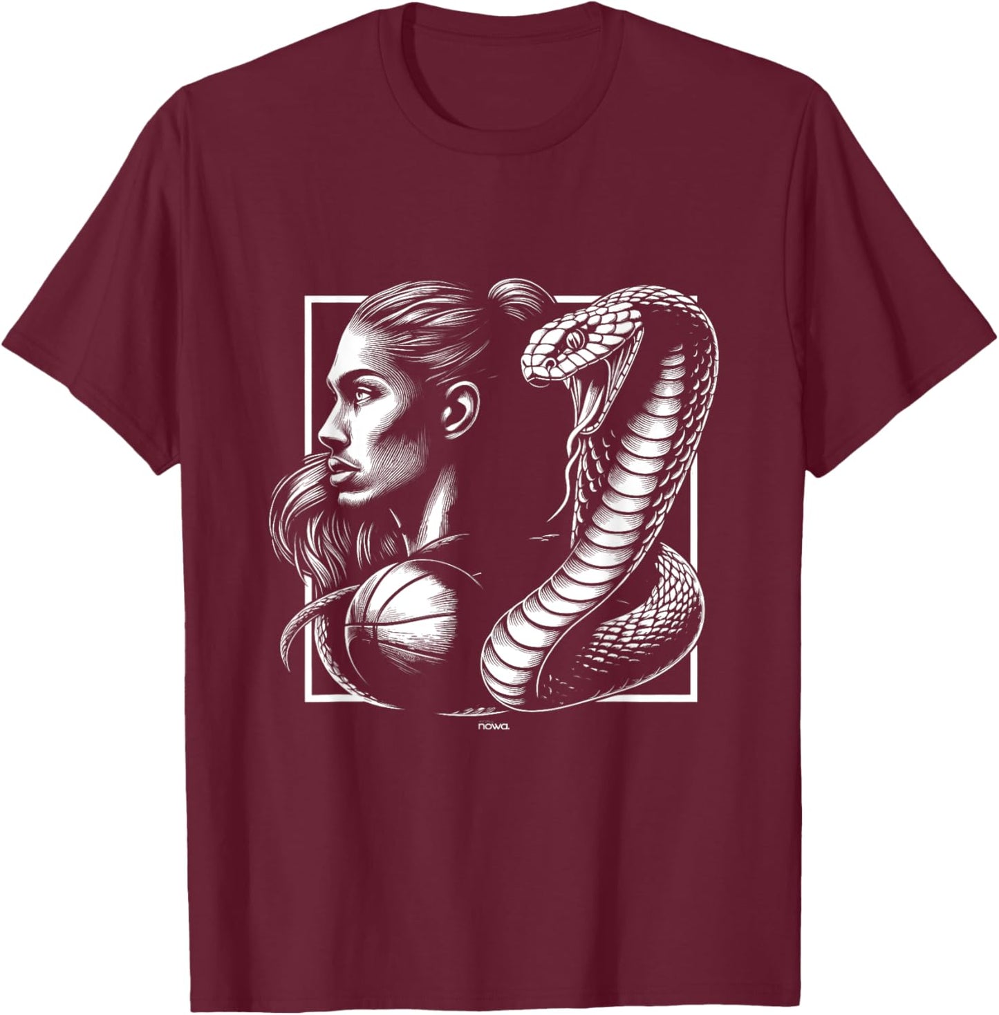 Fearless Mamba Girl Motivation T-Shirt - T-Shirt | Maroon
