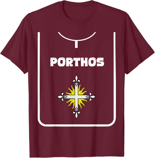 Novel The Three Musketeers DIY Halloween Carnival Costume T-Shirt - T-Shirt | Maroon