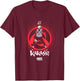 Naruto Shippuden Kakashi Shares an Eye Symbol Anime T-Shirt - T-Shirt | Maroon
