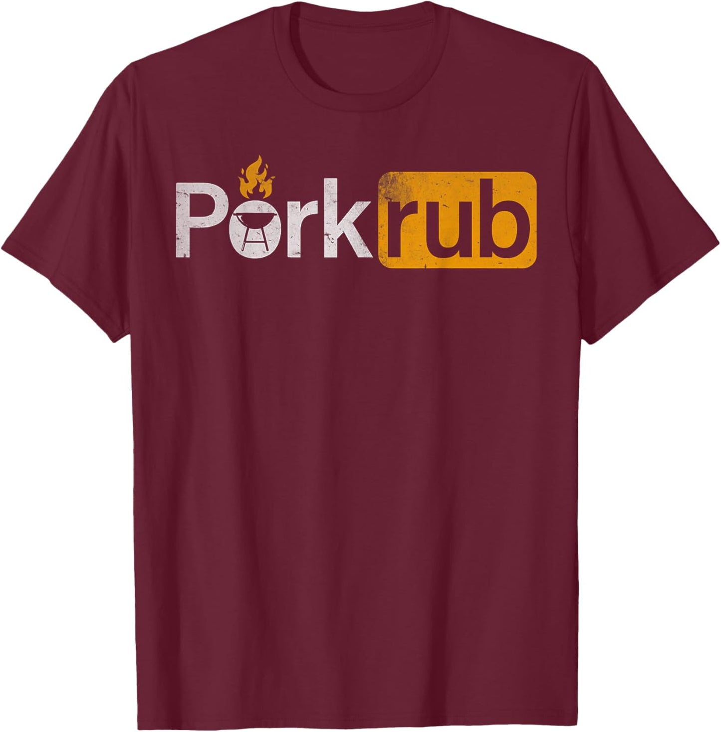 Pork Rub T-Shirt - T-Shirt | Maroon