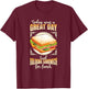 Baloney Sausage Meat Food Lover Fried Bologna Sandwich T-Shirt - T-Shirt | Maroon