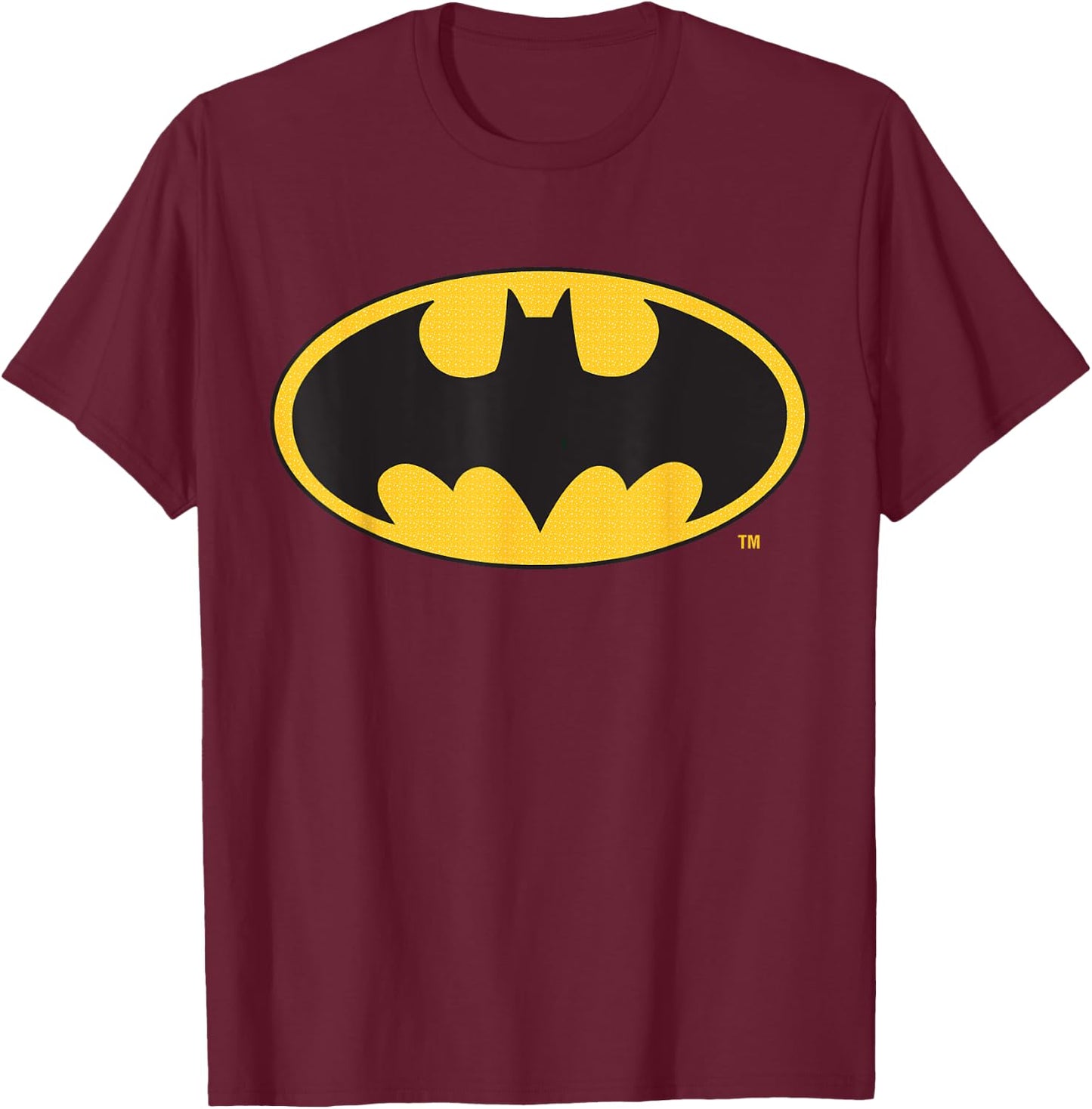 DC Batman Logo Classic T-Shirt - T-Shirt | Maroon