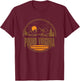 Vintage Pound, Virginia Mountain Hiking Souvenir Print T-Shirt - T-Shirt | Maroon