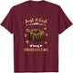 Just A Girl Who Loves Chocolate Cake T-Shirt - T-Shirt | Maroon