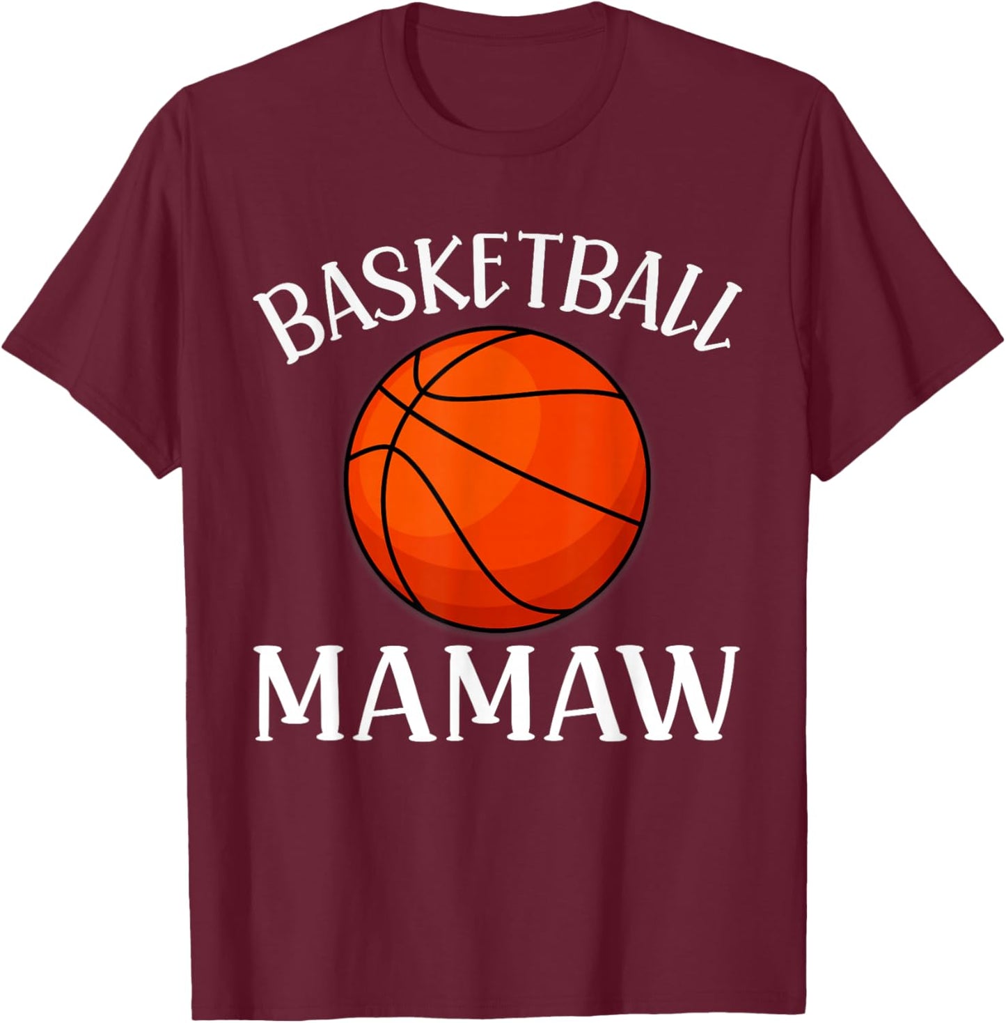 Basketball Mamaw Basketball Player T-Shirt - T-Shirt | Maroon