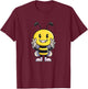 Bee - Cute / Adorable Ilustration - Classic T-Shirt - T-Shirt | Maroon