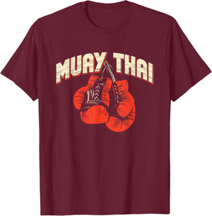 Muay Thai Boxing Martial Arts – Kickboxing T-Shirt - T-Shirt | Maroon