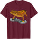 Funny Leopard Gecko Bearded Dragon Gift Kids Cool Gamers T-Shirt - T-Shirt | Maroon