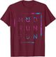 Mud Run Fun SQUAD Mudder PINK BLUE Trail Running Mudding T-Shirt - T-Shirt | Maroon