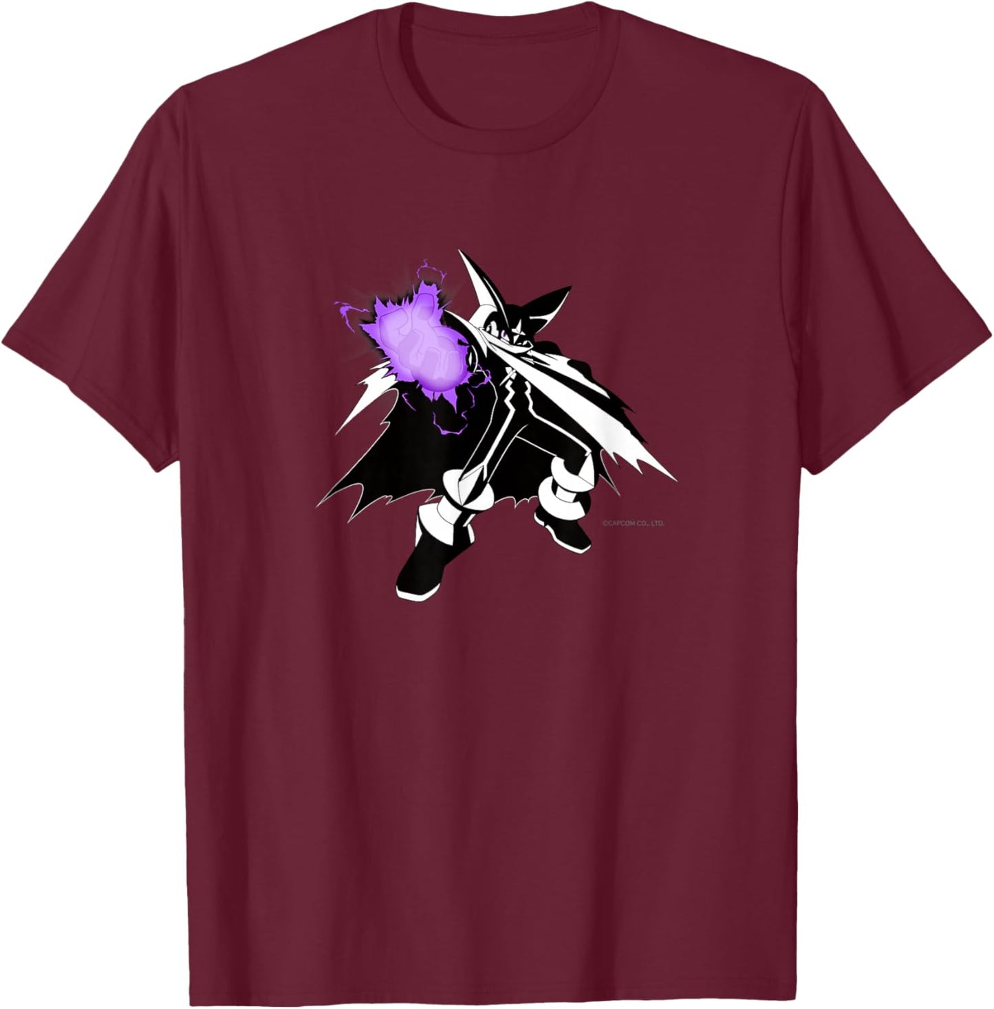 MEGA Man Battle Network Bass Small T-Shirt - T-Shirt | Maroon