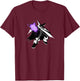 MEGA Man Battle Network Bass Small T-Shirt - T-Shirt | Maroon