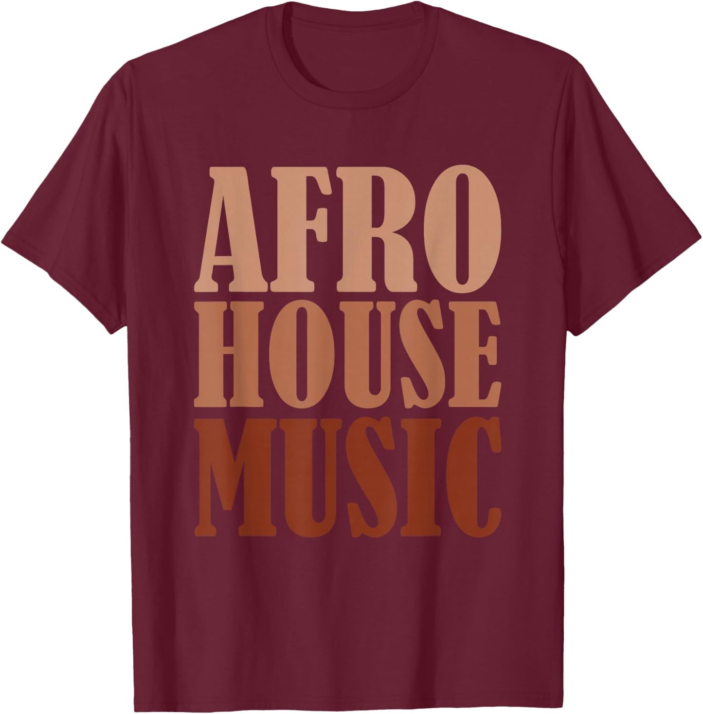 Afro House Music - EDM DJ T-Shirt - T-Shirt | Maroon