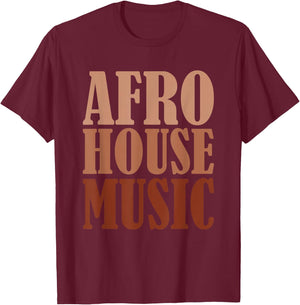 Afro House Music - EDM DJ T-Shirt - T-Shirt | Maroon