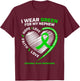 Wear Green Aunt Uncle Gifts Nephew Cerebral Palsy Awareness T-Shirt - T-Shirt | Maroon