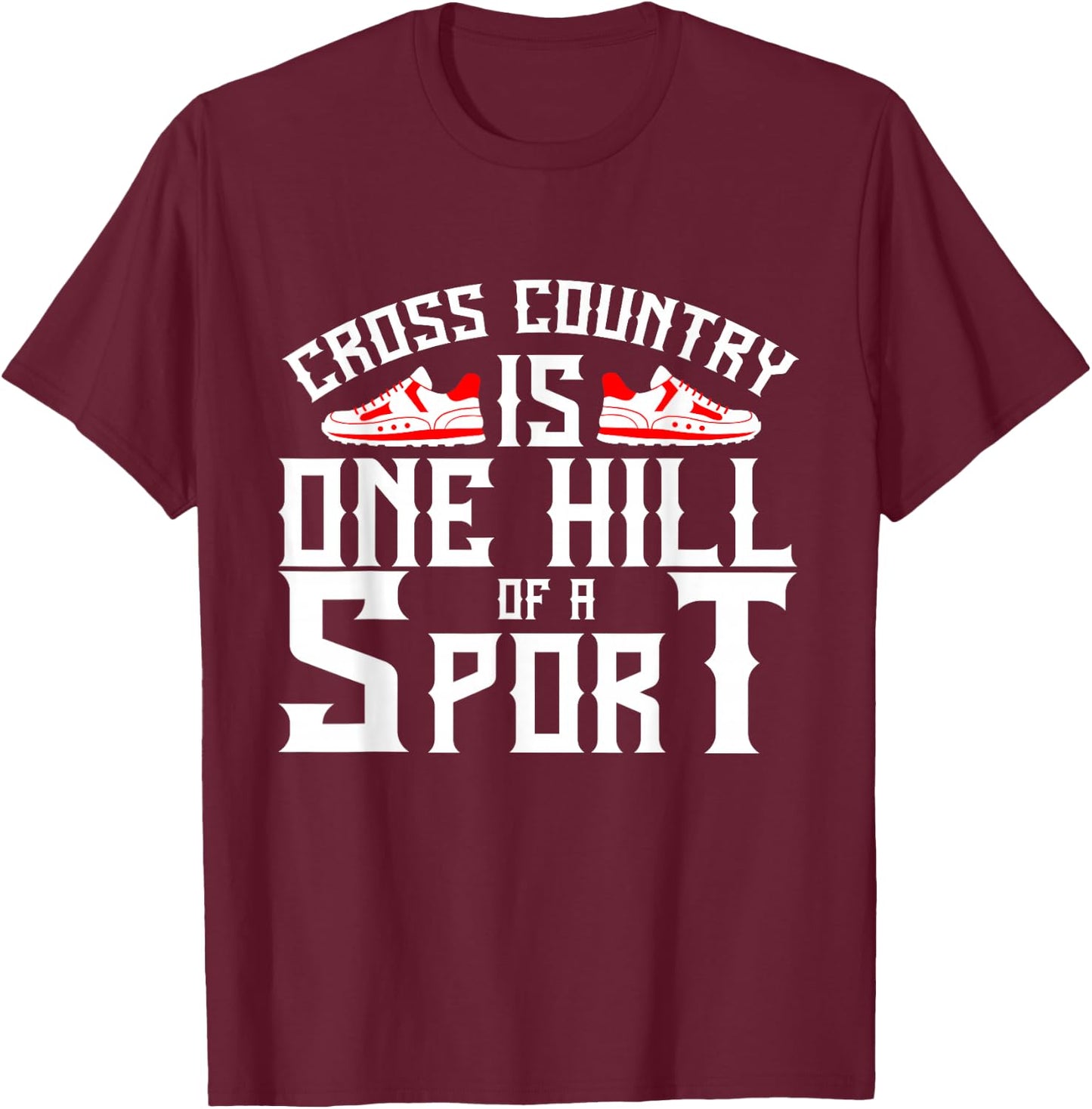 Cross Country Running - XC Run Cross Country Runner T-Shirt - T-Shirt | Maroon
