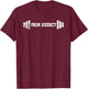 Iron Addicts Gifts Iron Addict Weightlifter Bodybuilder Powerlifter Black T-Shirt - T-Shirt | Maroon