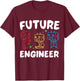 Future Robotics Engineer Robot Lover Birthday Scientist Kids T-Shirt - T-Shirt | Maroon