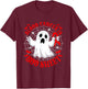 Blood Cancer is Boo Sheet Halloween Costume T-Shirt - T-Shirt | Maroon