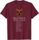 Byzantine History - Belisarius World Tour - Medieval Novel T-Shirt - T-Shirt | Maroon