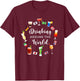 Drinking Around The World Vacation Drinking Showcase T-Shirt - T-Shirt | Maroon