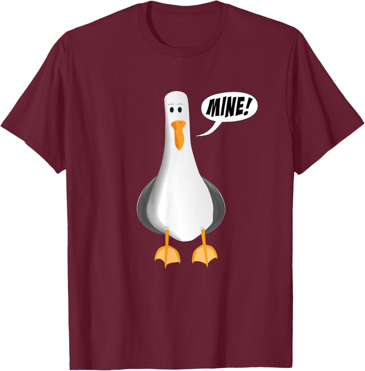 Seagull Mine! T-Shirt - T-Shirt | Maroon