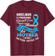 Angelman Syndrome Doesn't Come With a Manual Mother T-Shirt - T-Shirt | Maroon