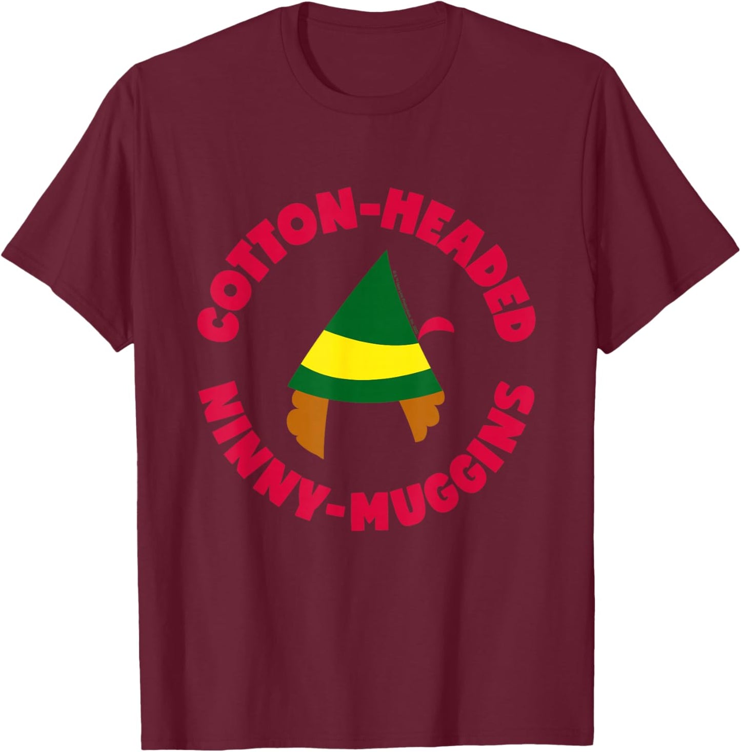 Elf - Ninny Muggins T-Shirt - T-Shirt | Maroon