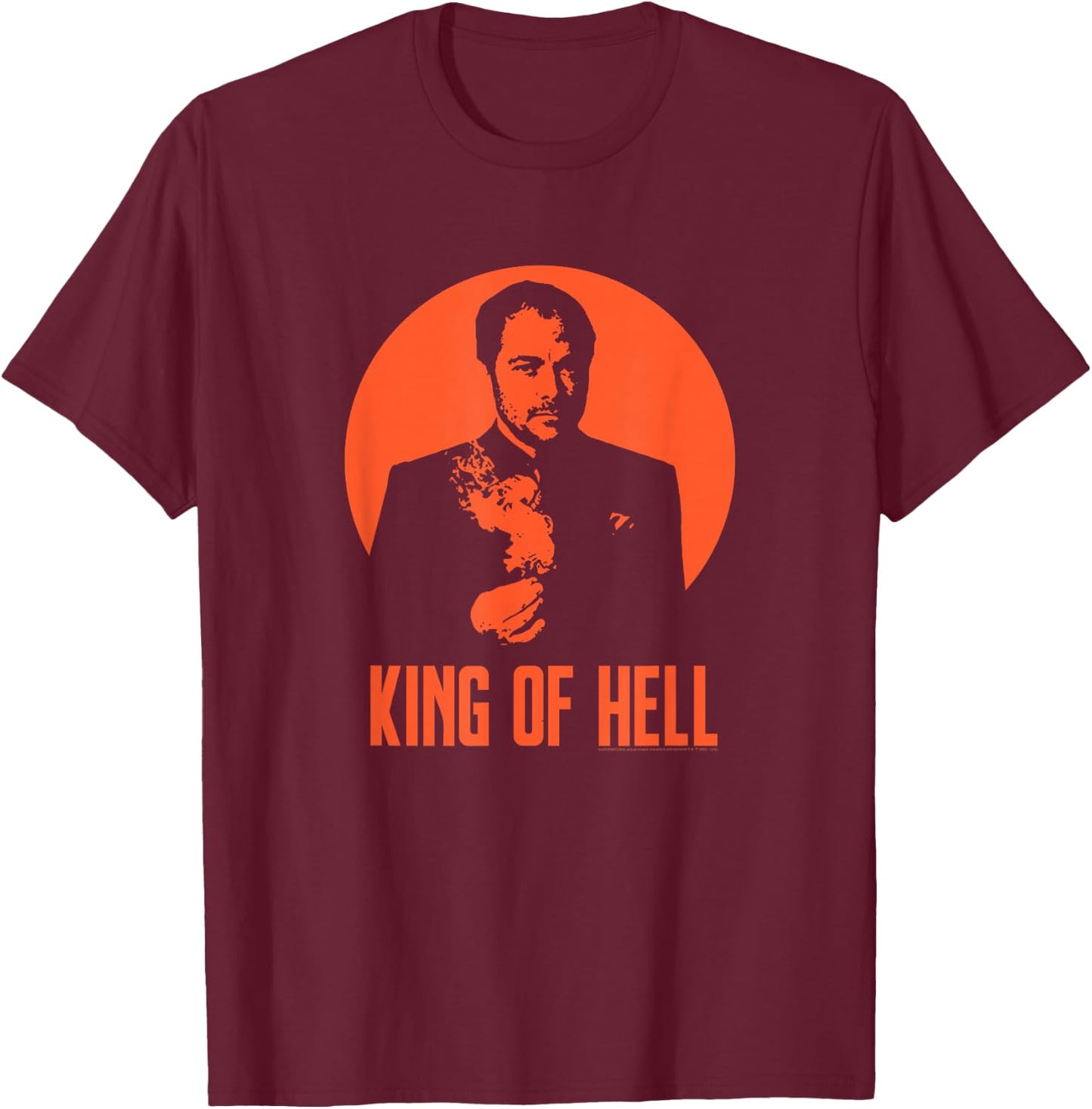 Supernatural Crowley King of Hell T-Shirt - T-Shirt | Maroon