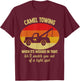 Camel Towing Retro Adult Camel Toe Funny Saying T-Shirt - T-Shirt | Maroon