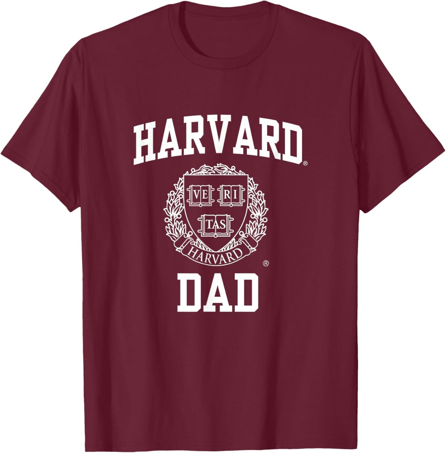 Harvard University Crimson | Official NCAA Dad | OCIMPHVU001 T-Shirt - T-Shirt | Maroon