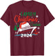 Family Christmas Cruise 2024 Merry Cruisemas Xmas Matching T-Shirt - T-Shirt | Maroon