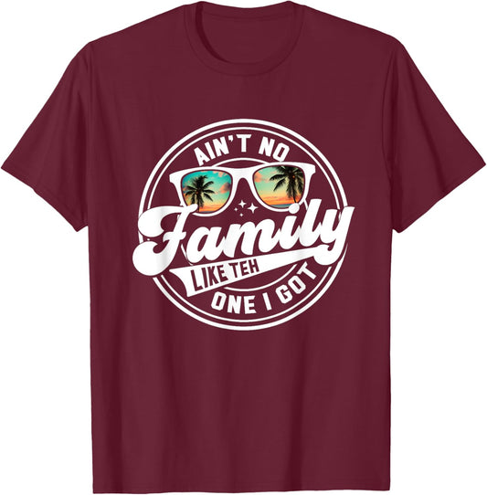Ain't No Family Like The One I Got Matching Family Reunion T-Shirt - T-Shirt | Maroon